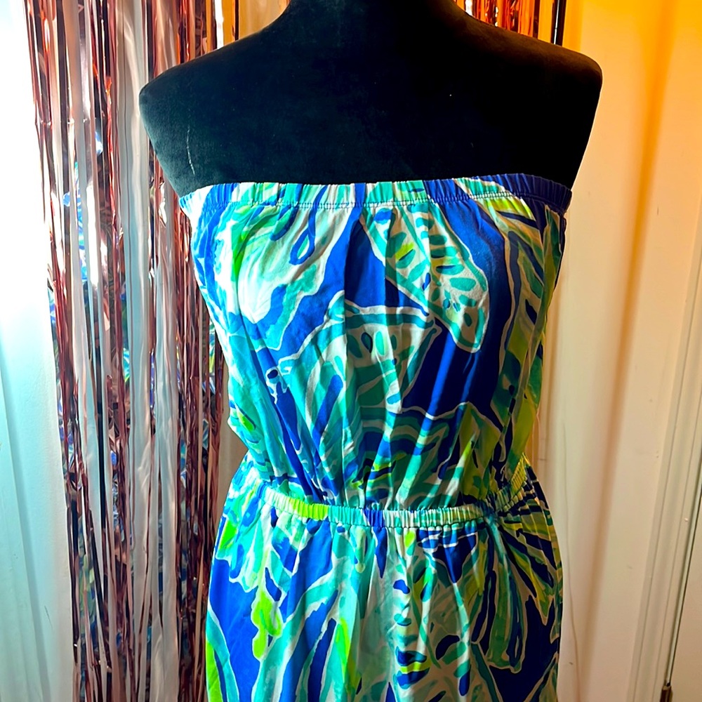 Lilly Pulitzer strapless dress